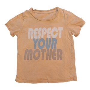 Little Peanut " Respect Your Mother" shirt size 12/18 months
